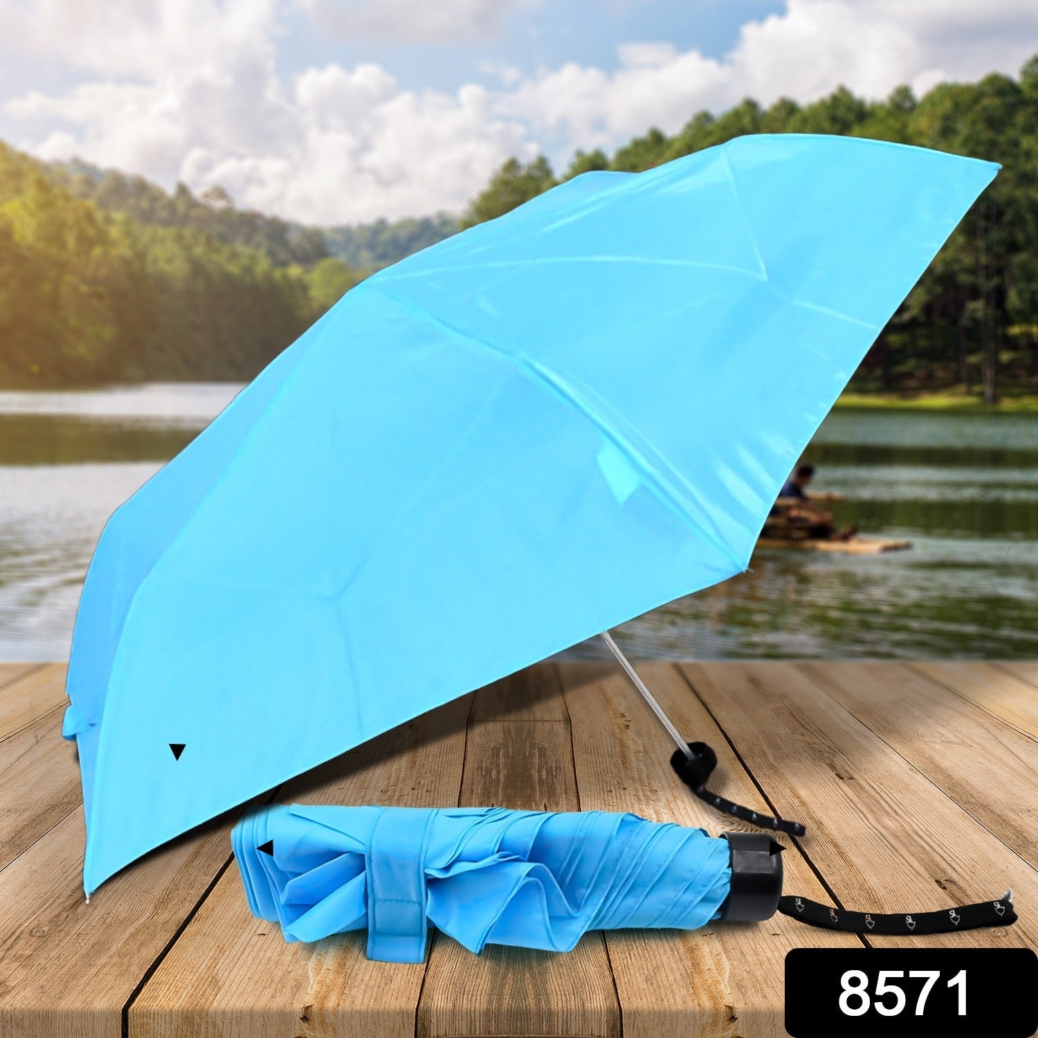 3-Fold Umbrella Summer Sun and Rain Protection Foldable Cute Umbrella || UV Protection Rain Sun Umbrella || Travel Accessories || Umbrella for Children, Girls, and Boys (1 Pc)  3-Fold Umbrella Summer Sun and Rain Protection Foldable Cute Umbrella || UV Protection Rain Sun Umbrella || Travel Accessories || Umbrella for Children, Girls, and Boys (1 Pc)